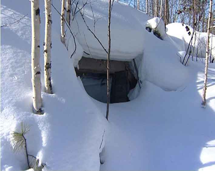 Окно землянки